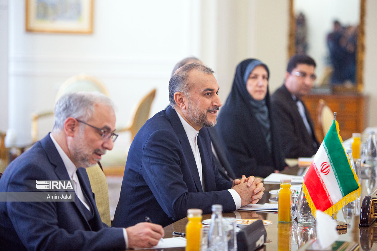 دیدارهای وزیر امور خارجه- ۳ دی ۱۴۰۲