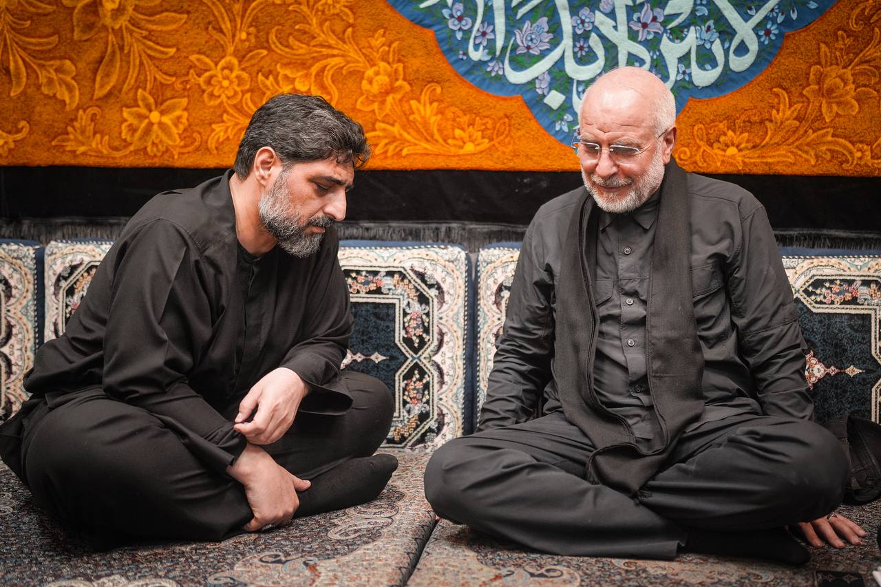 حضور قالیباف در مراسم عزاداری شب عاشورای حسینی