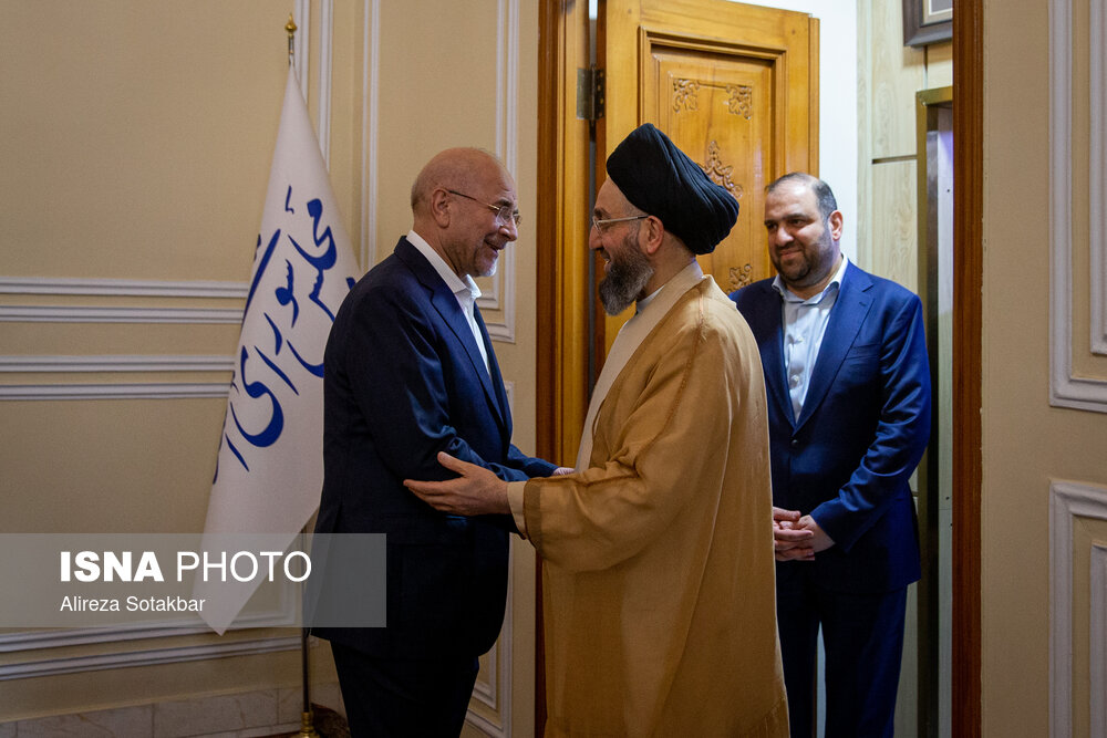 دیدار سیدعمار حکیم با رئیس مجلس