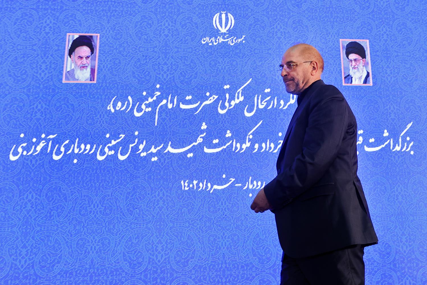 حضور قالیباف در مراسم گرامیداشت قیام پانزده خرداد شهرستان رودبار