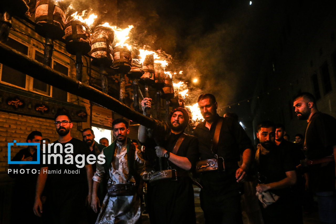 مشعل گردانی نجفی های مقیم قم