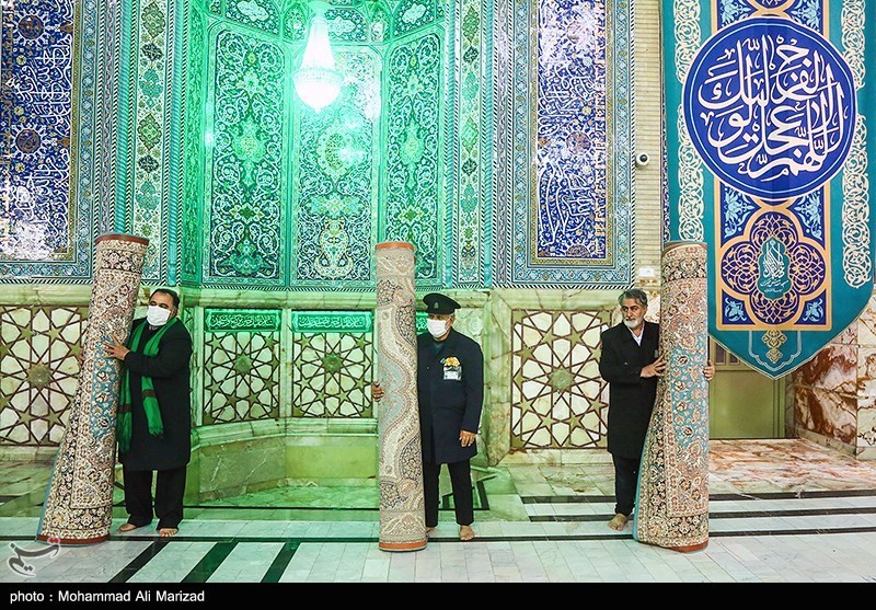 آیین غباروبی مسجد مقدس جمکران در آستانه ماه رمضان