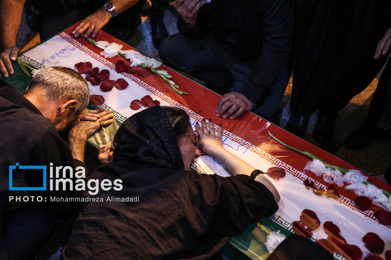 تشییع پیکر شهدای حملات رژیم صهیونیستی