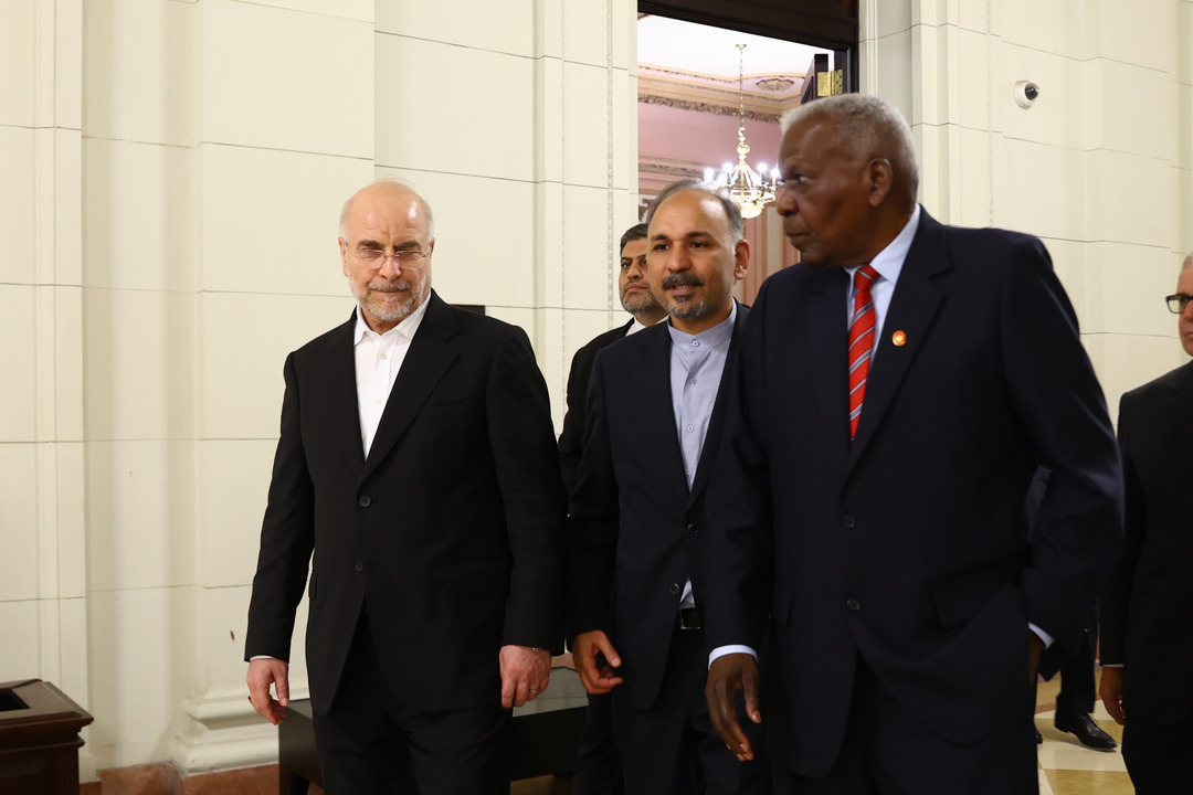 دیدار  قالیباف با لاسو هرناندز، رئیس مجلس کوبا