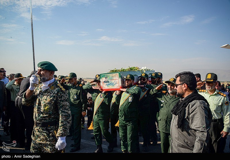 مراسم استقبال از پیکر سردار شهید غیب پرور 