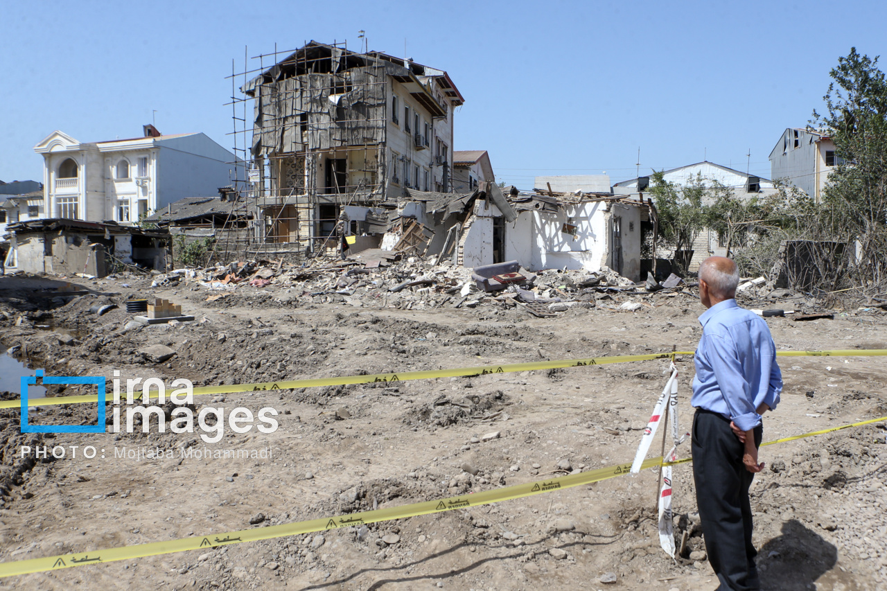 محل حمله رژیم صهیونیستی در آستانه اشرفیه