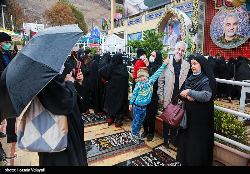 حال و هوای گلزار شهدای کرمان