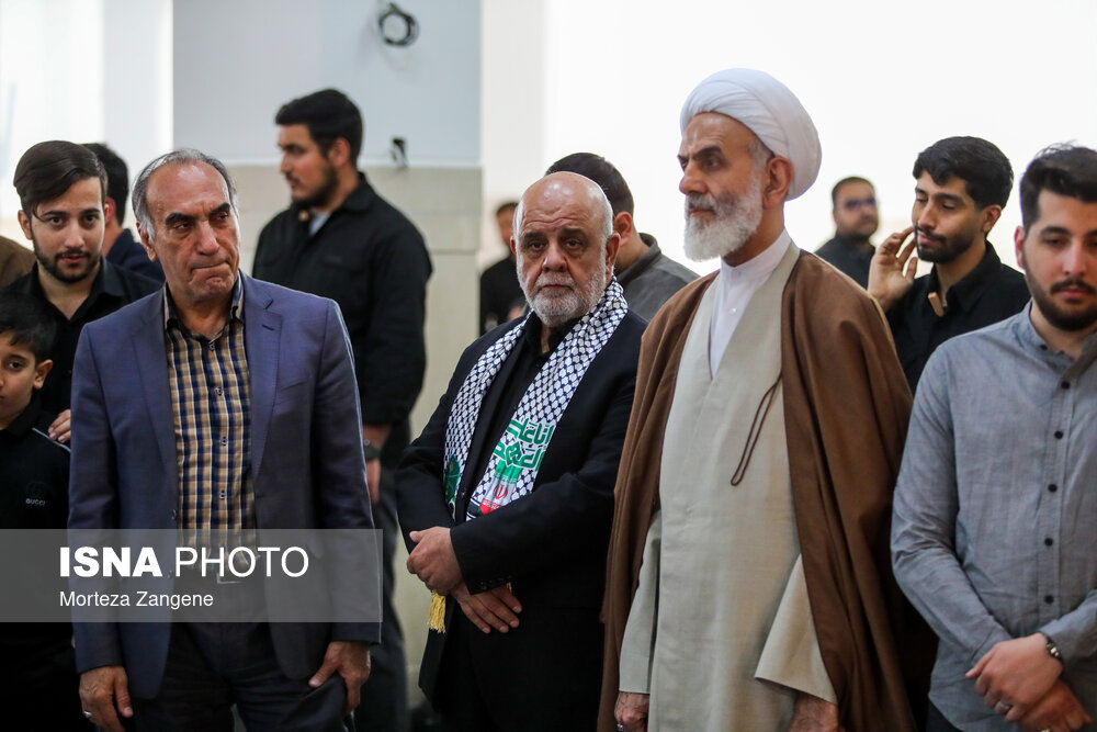 مراسم اولین سالگرد شهادت سردار زاهدی و همراهان