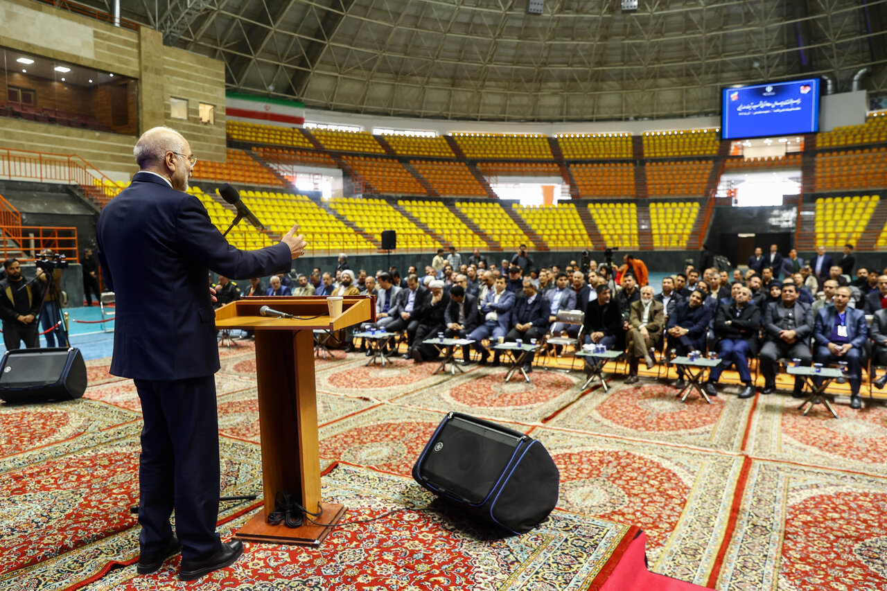  افتتاح خانه کشتی شهدای طرقبه با حضور قالیباف