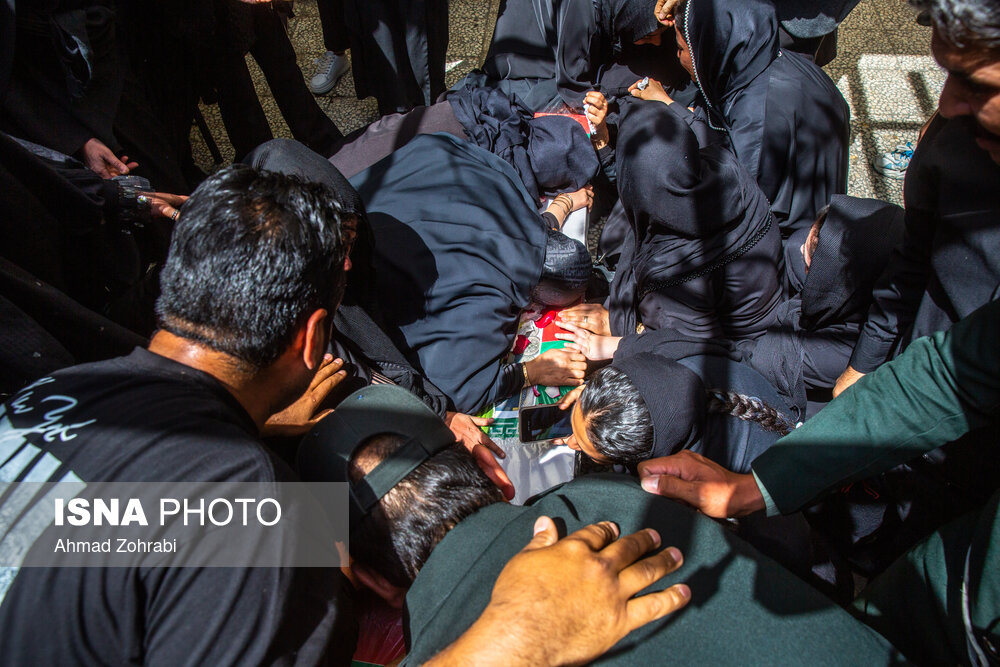 مراسم تشییع شهید فراجا - قم