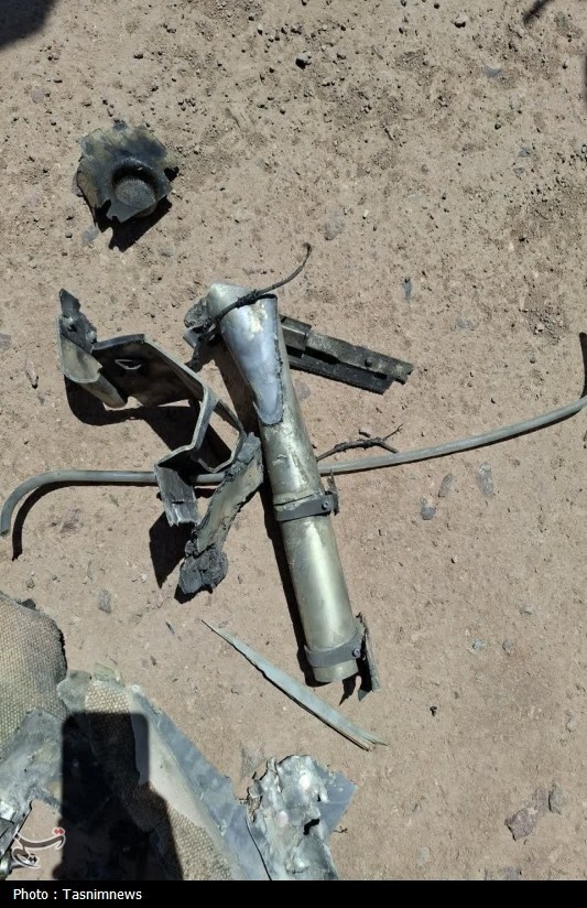 پهپاد ساقط‌شده در قم