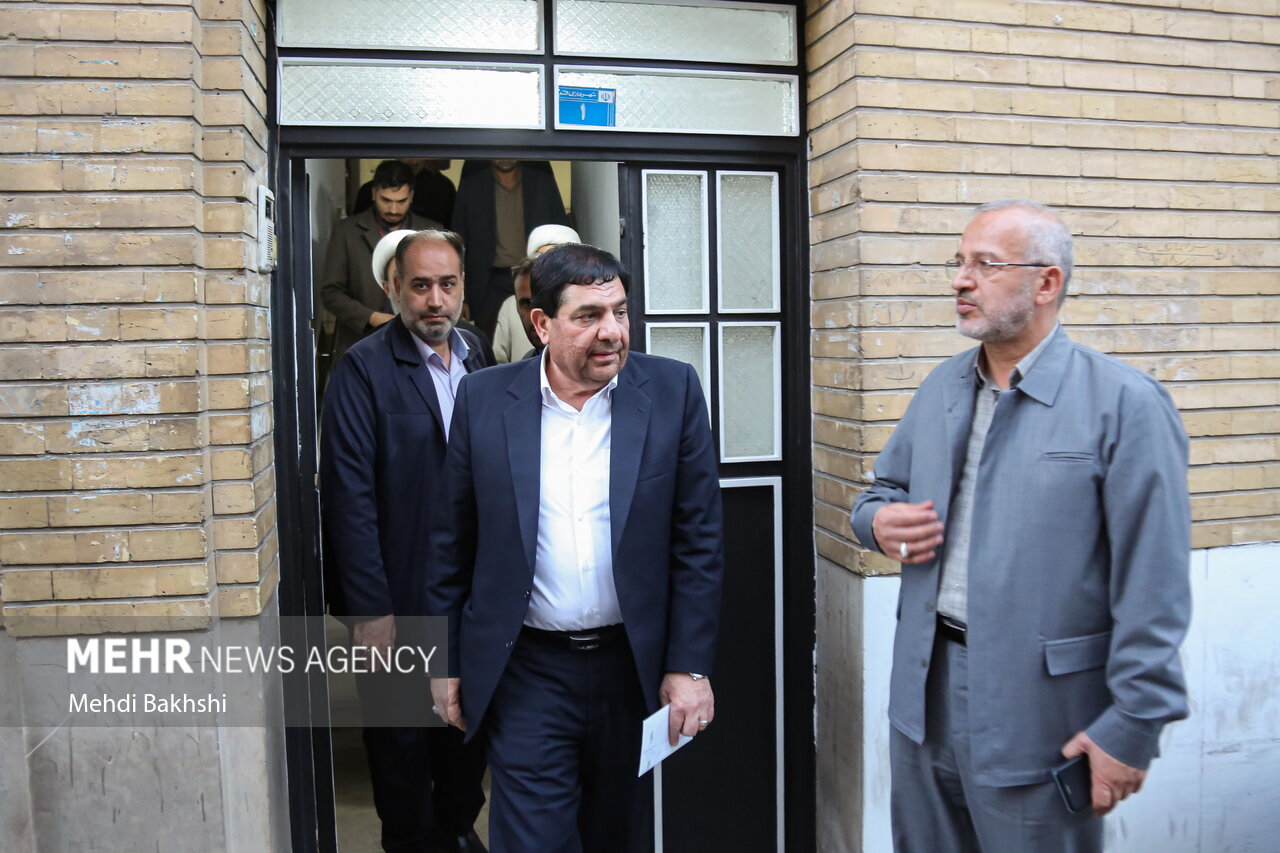 دیدار مخبر با مراجع و علمای قم در سفر یک روزه