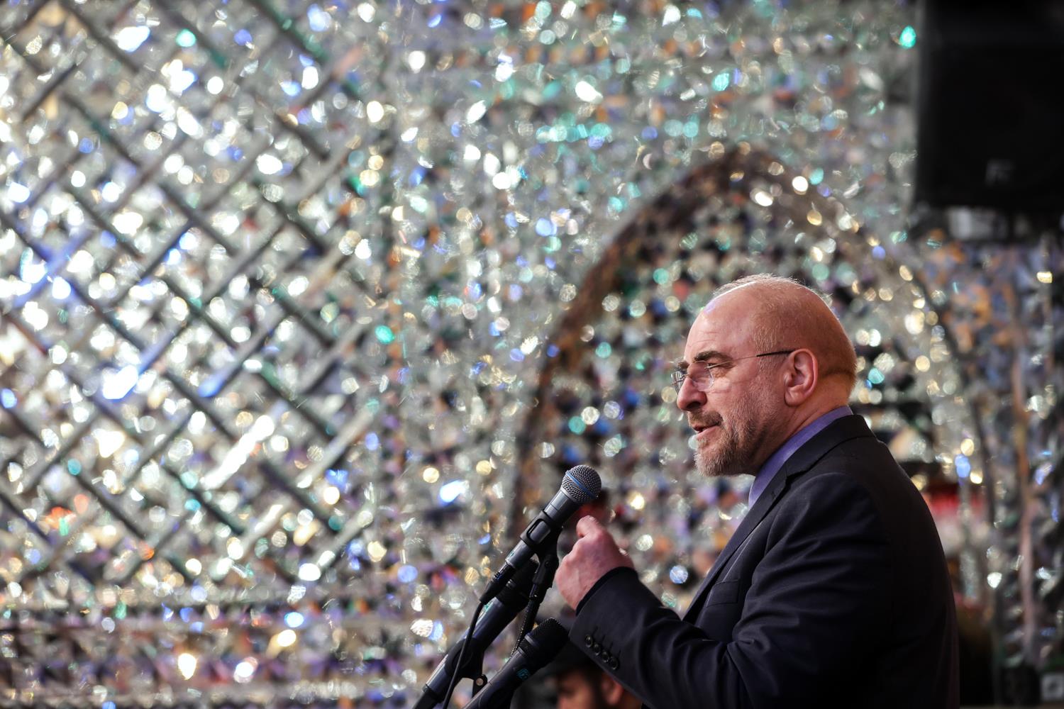 مراسم بزرگداشت چهلمین روز شهادت شهید سیدرضی موسوی با حضور قالیباف