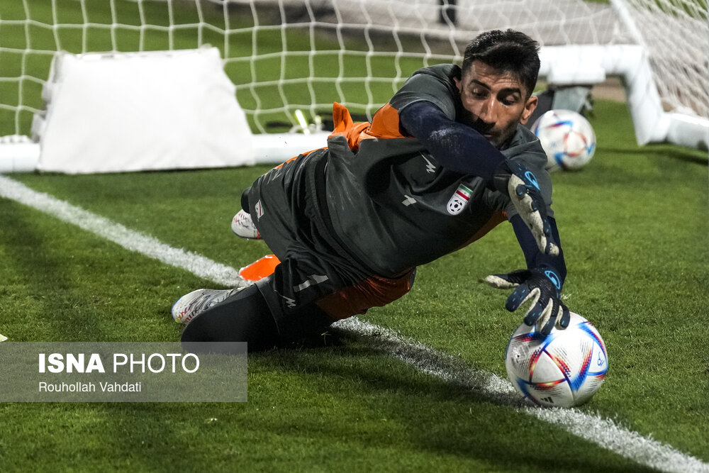 تمرین تیم ملی فوتبال ایران