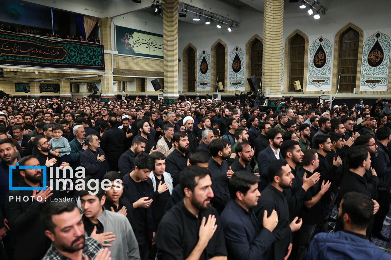 نخستین شب عزاداری ایام فاطمیه با حضور رهبر انقلاب