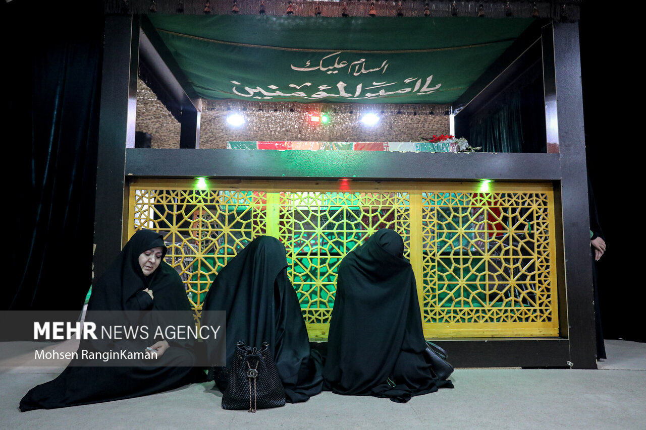 وداع با پیکر مطهر شهید محمد خاکی زاده
