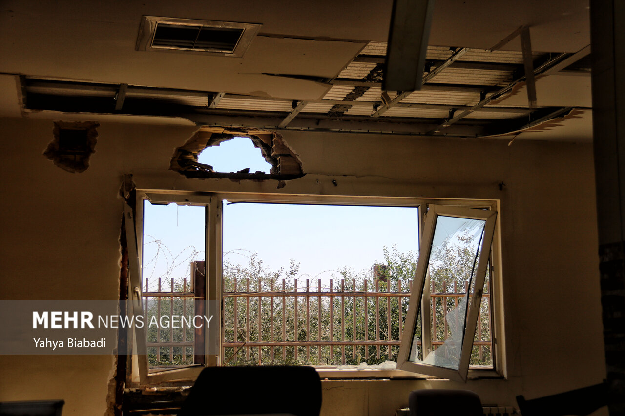 تعرض رژیم صهیونیستی به مرکز درمانی دینور کرمانشاه