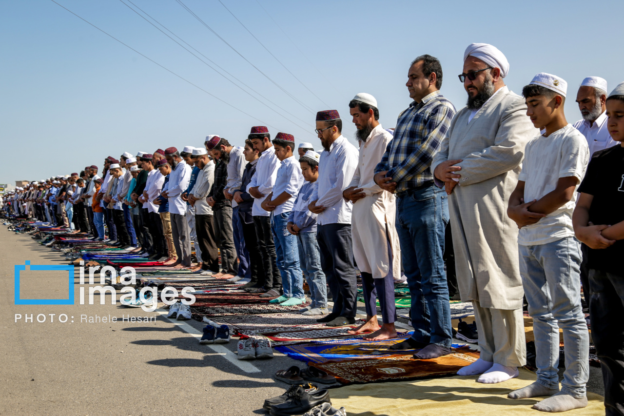 نماز عید «قربان» در بندر ترکمن
