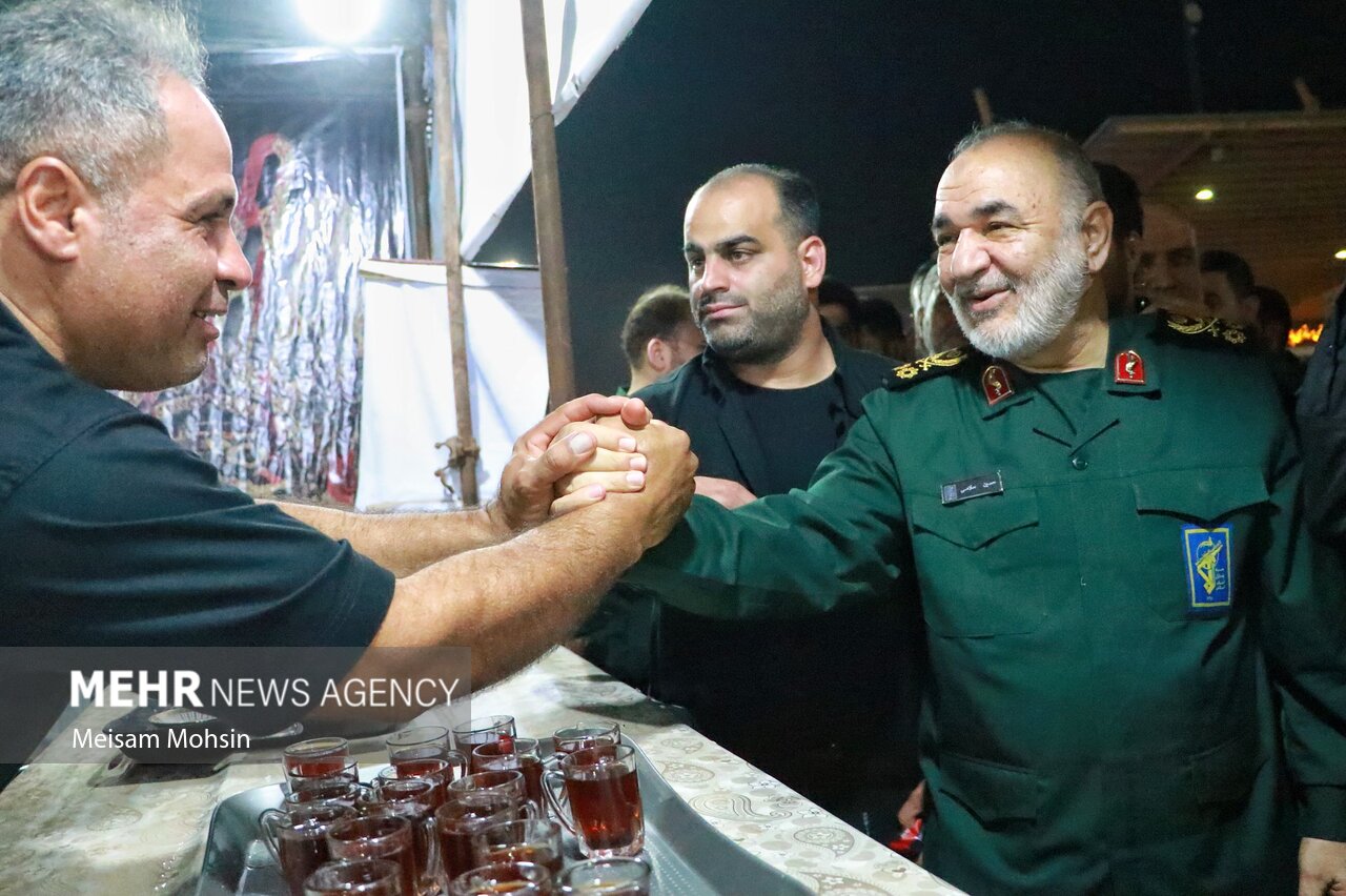 بازدید «سردار سلامی» از مرز شلمچه