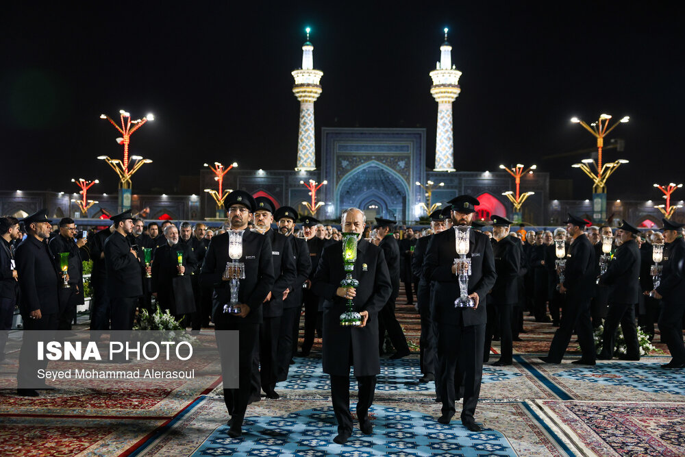 مراسم خطبه خوانی شب شهادت امام رضا (ع)