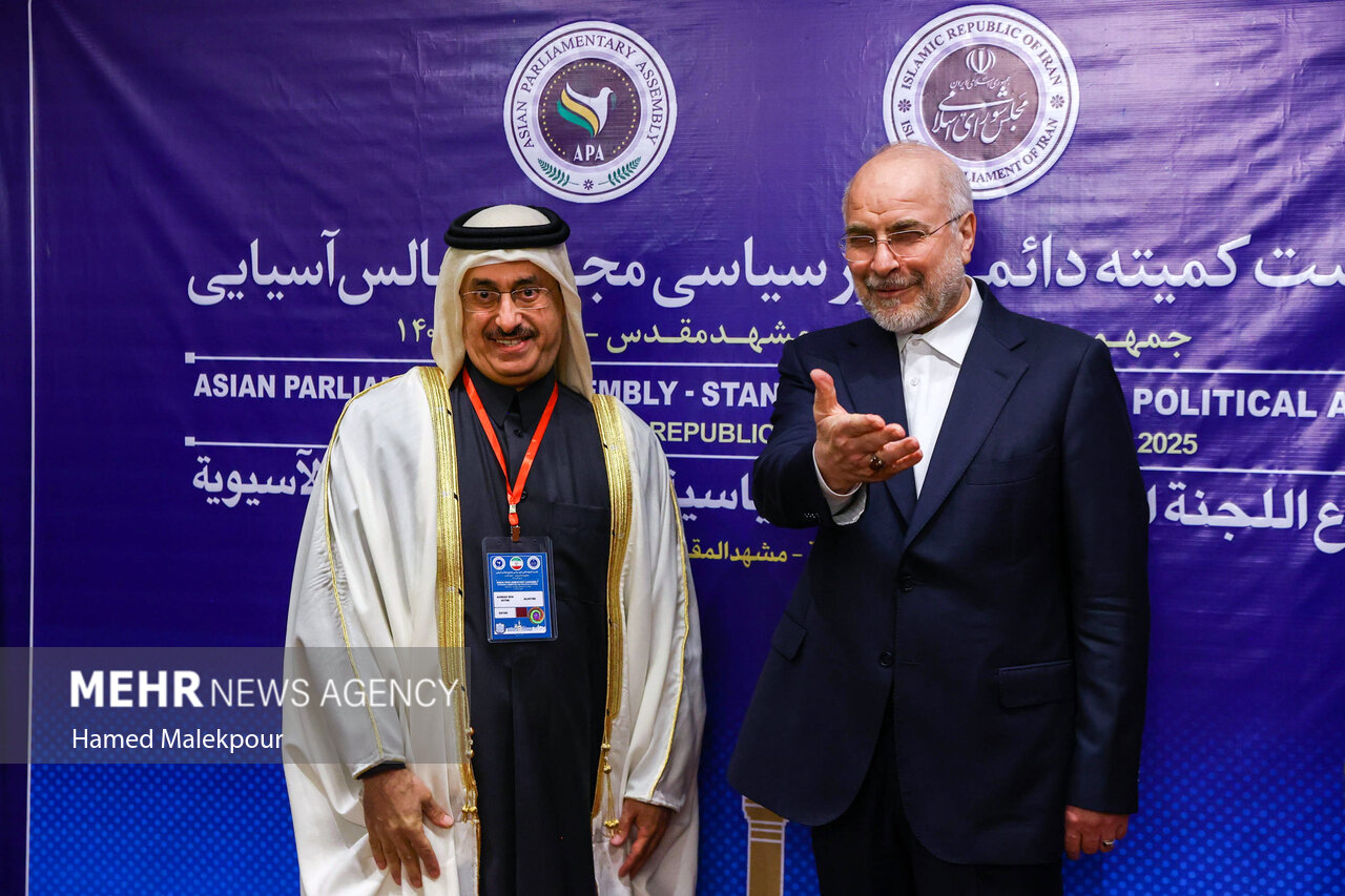 سفر رئیس مجلس به مشهد مقدس