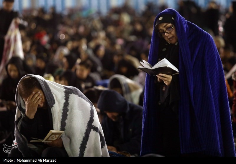  مراسم احیا در مسجدمقدس جمکران