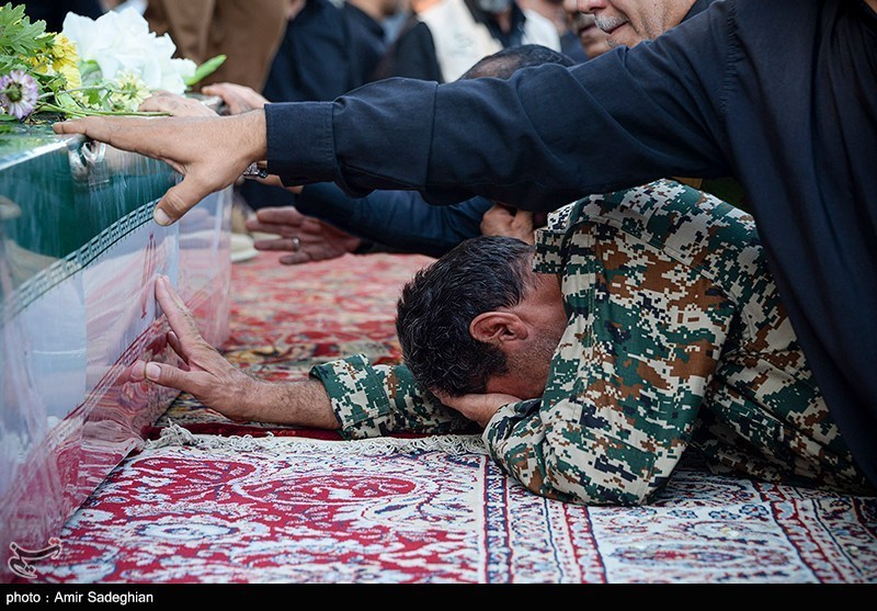 مراسم استقبال از پیکر سردار شهید غیب پرور 