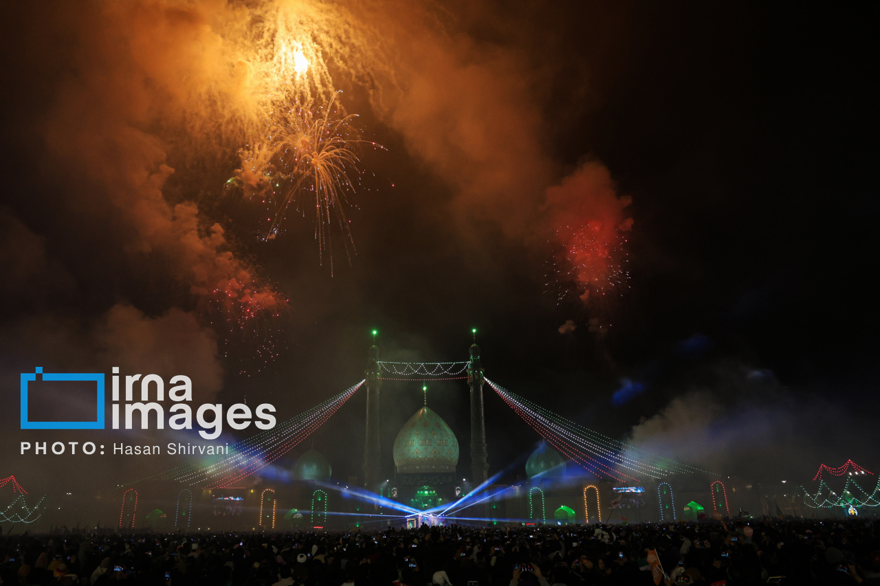 مسجد جمکران در شب ولادت حضرت قائم (عج)