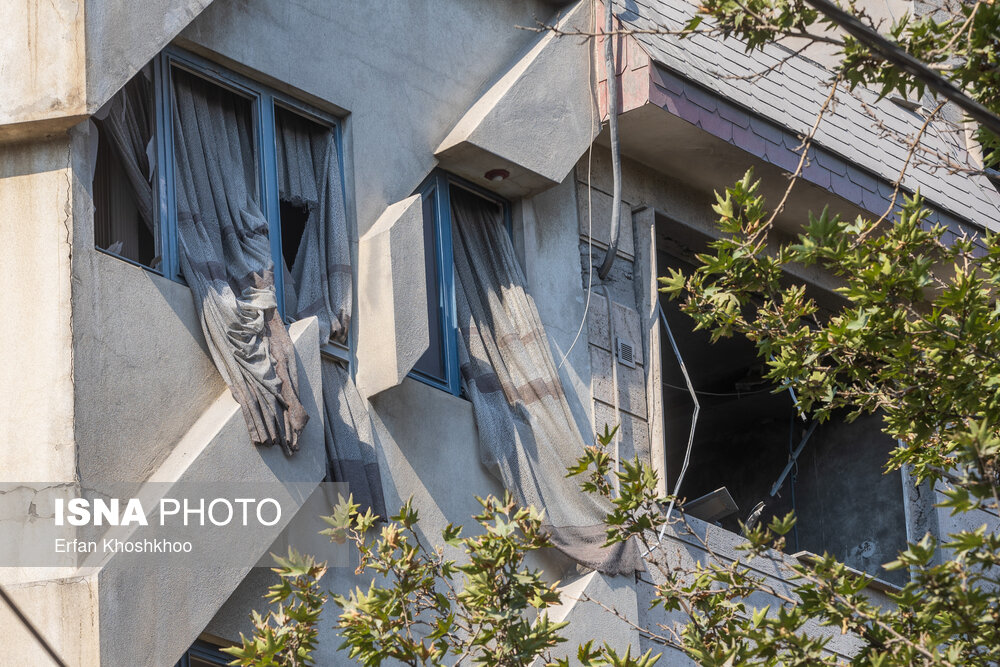 منازل مسکونی خسارت دیده منطقه ۴ تهران در جنگ تحمیلی ۱۲ روزه