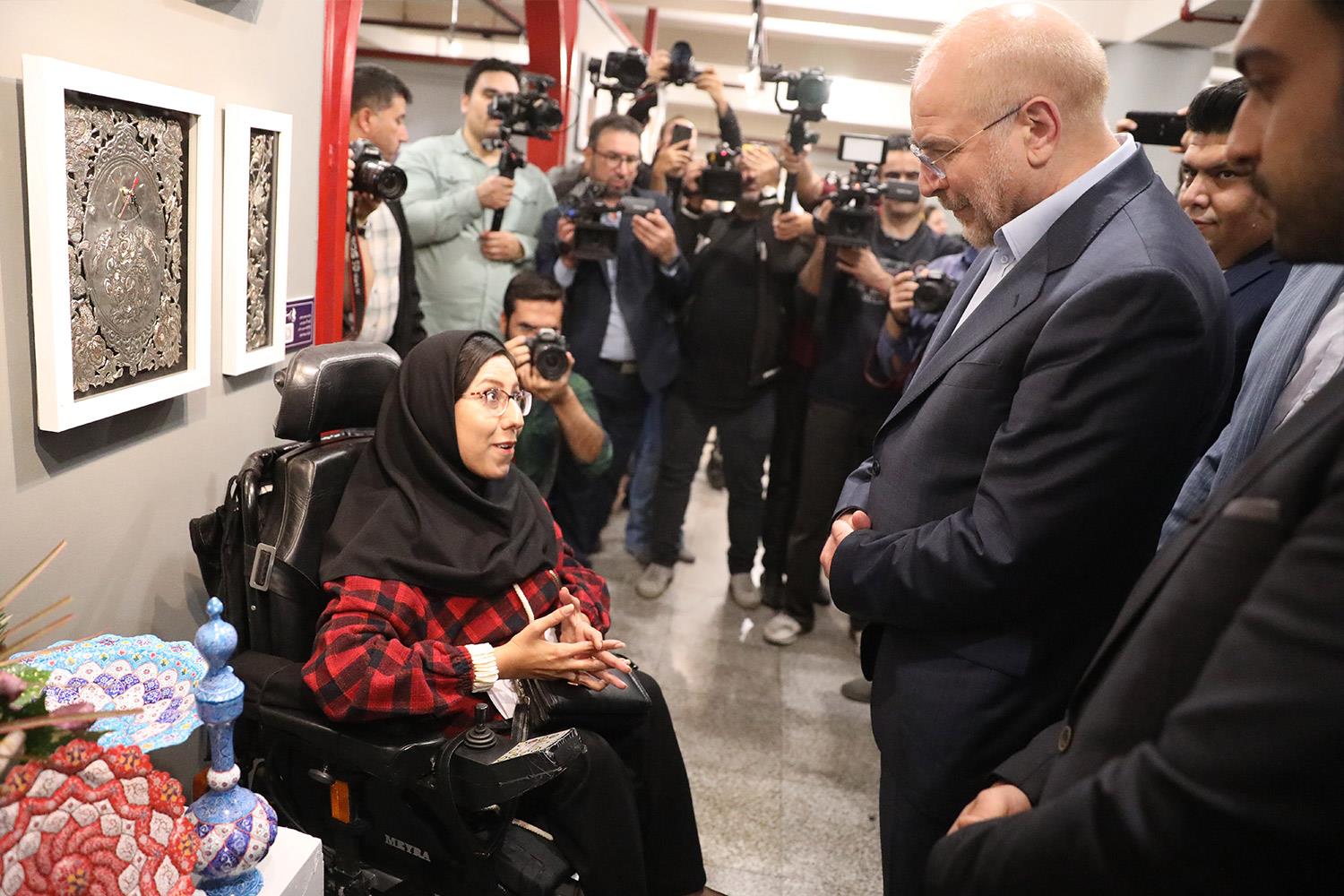 بازدید قالیباف از سومین جشنواره بین‌المللی همام