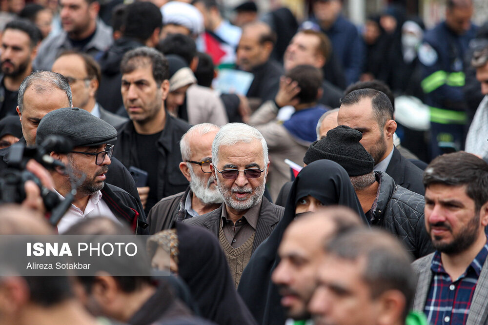 حضور مسئولین نظام در مراسم روز قدس در تهران