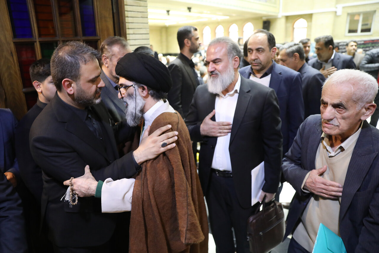 مراسم ختم پدر نماینده مسجد سلیمان با حضور قالیباف