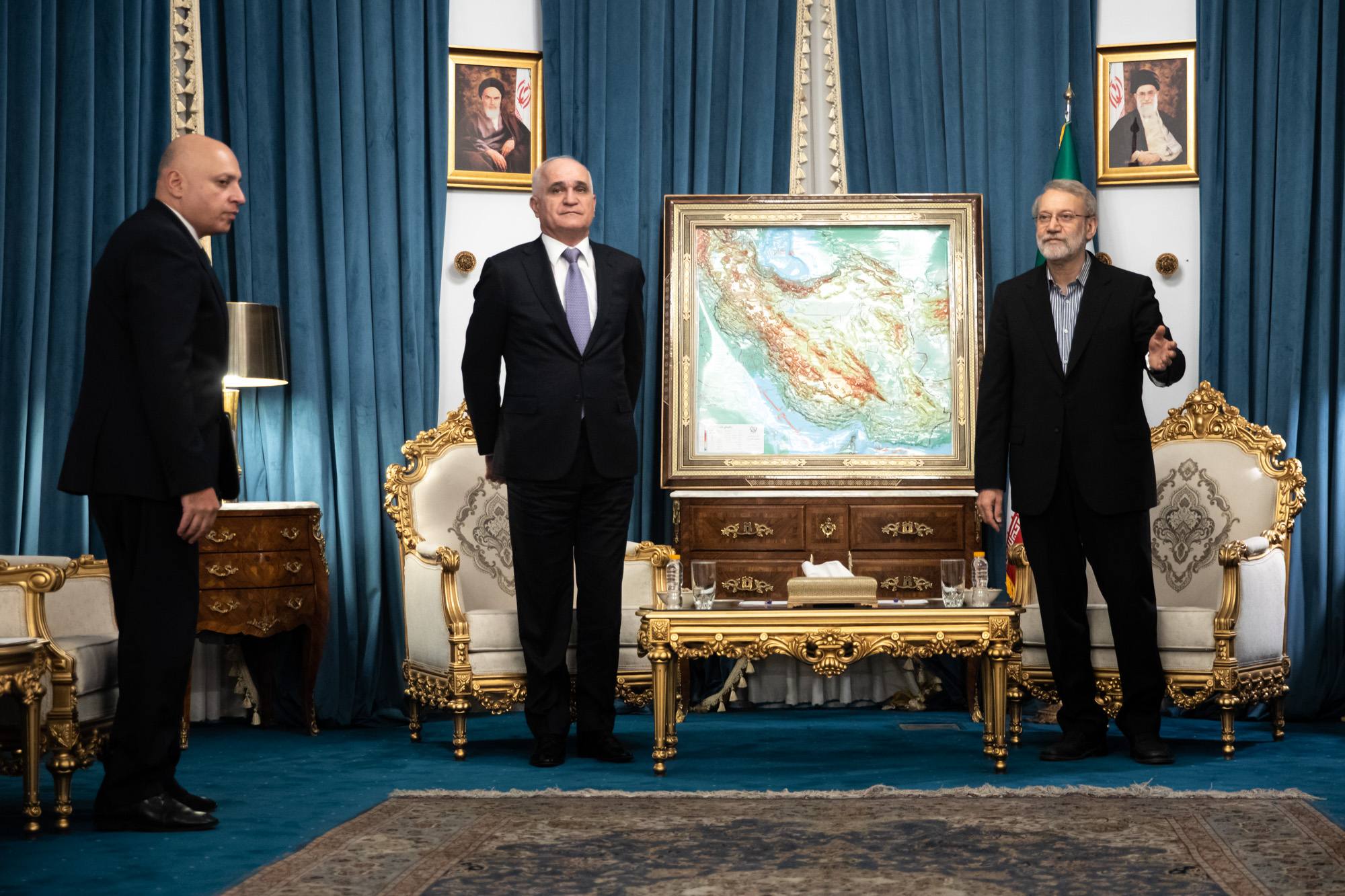 دیدار معاون نخست‌وزیر آذربایجان با علی لاریجانی