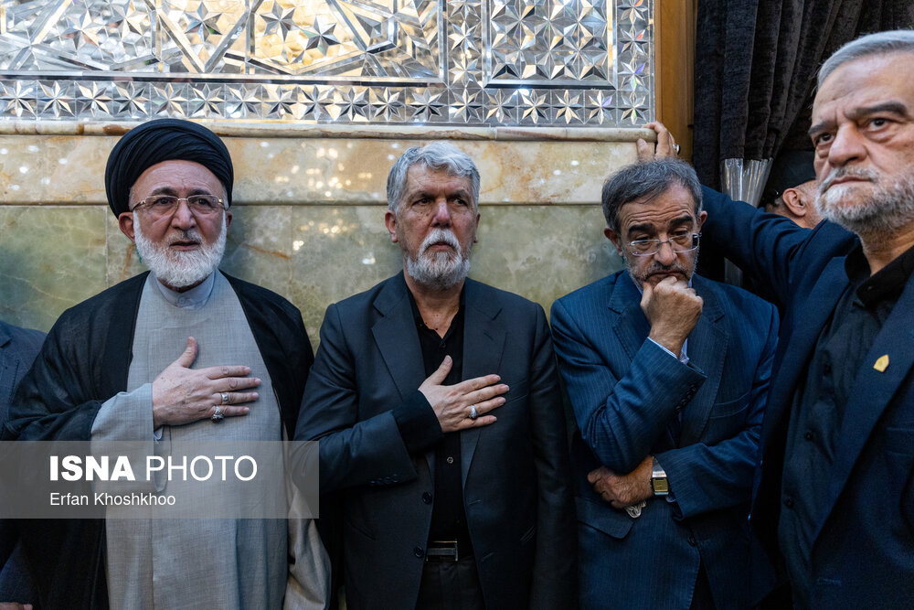 تدفین شهید طهرانچی و همسرش در حرم حضرت عبدالعظیم(ع)