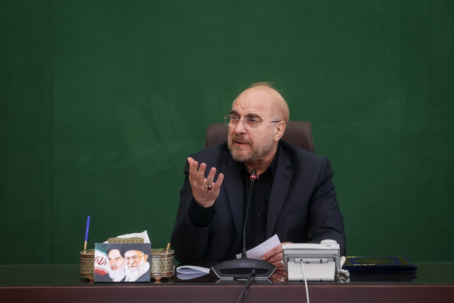 جلسه شورای هماهنگی مجلس با حضور قالیباف