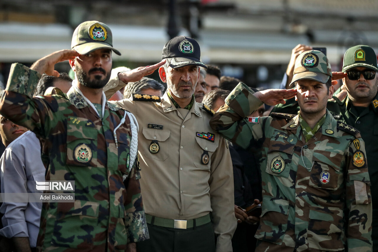 مراسم تشییع شهید گمنام