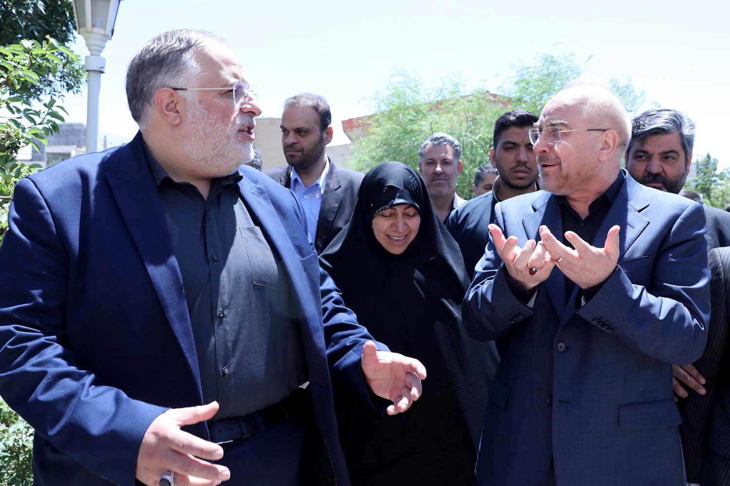 حضور قالیباف در شورای اداری شهرستان بوئین‌زهرا