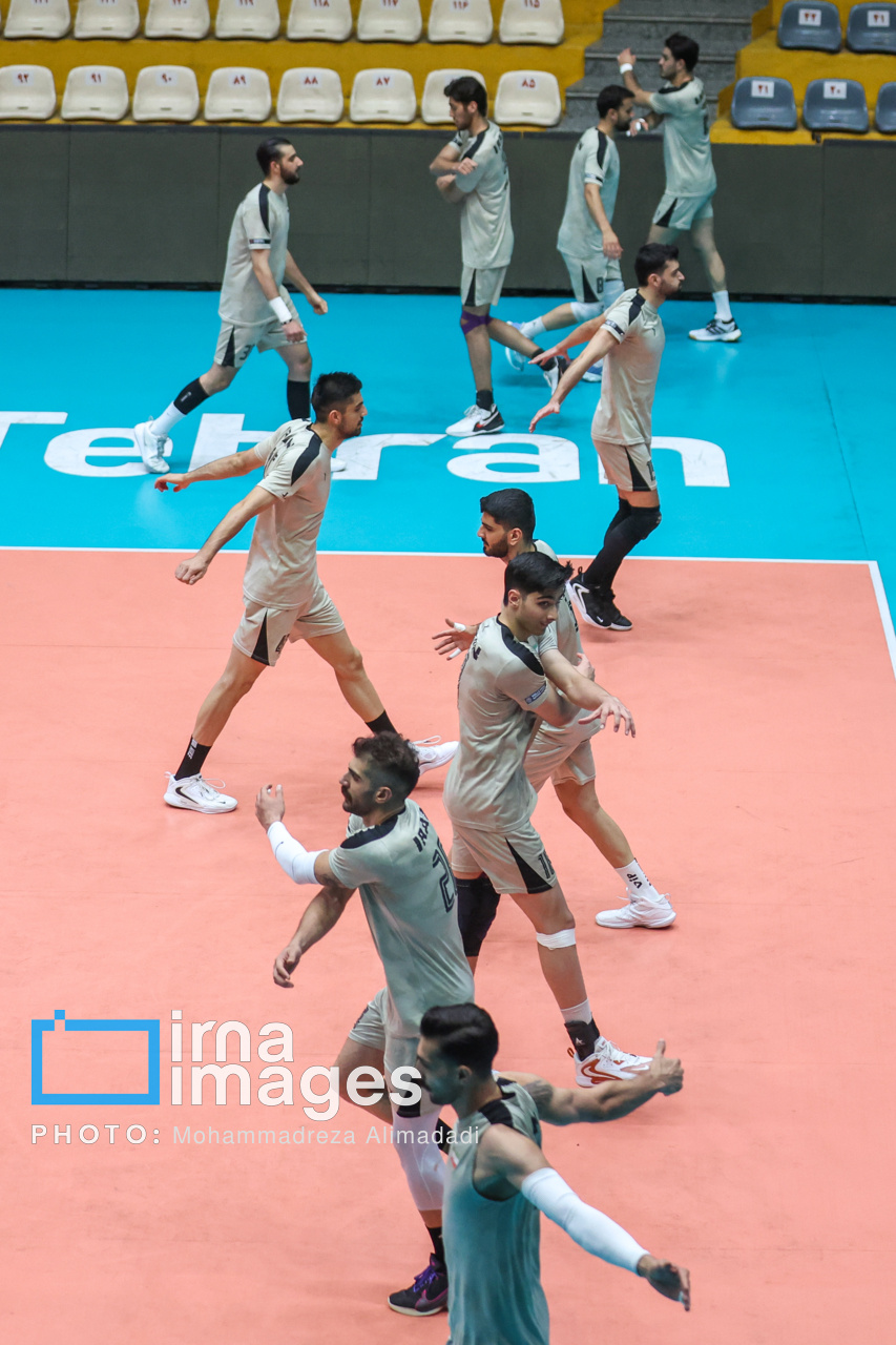 تمرین تیم ملی والیبال