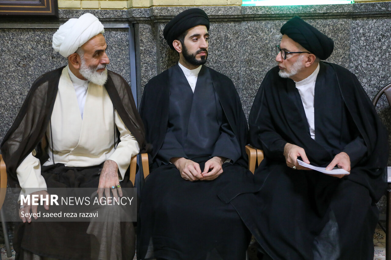 مجلس ترحیم همسر آیت الله سیستانی در تهران