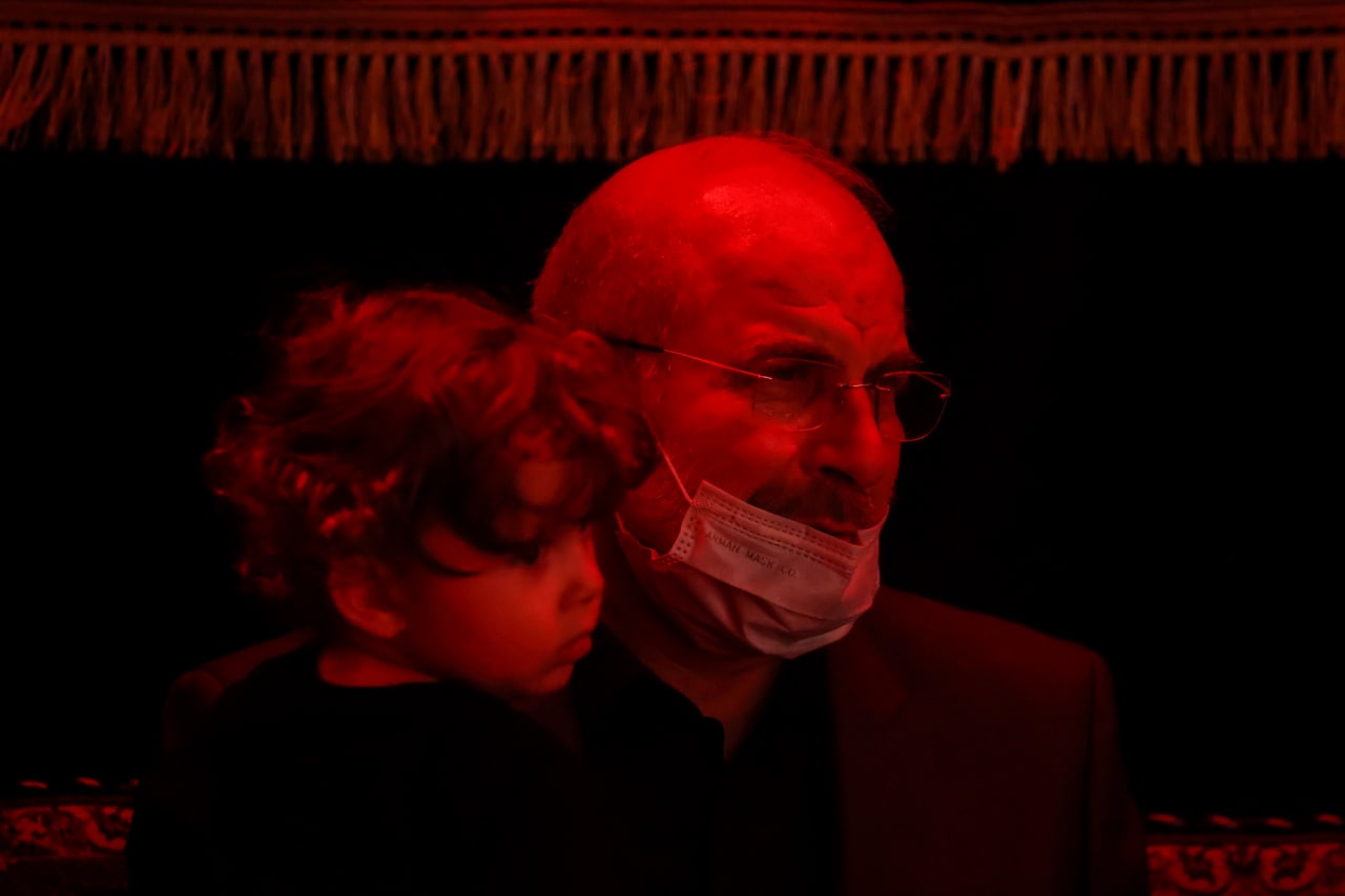 قالیباف در مراسم عزاداری