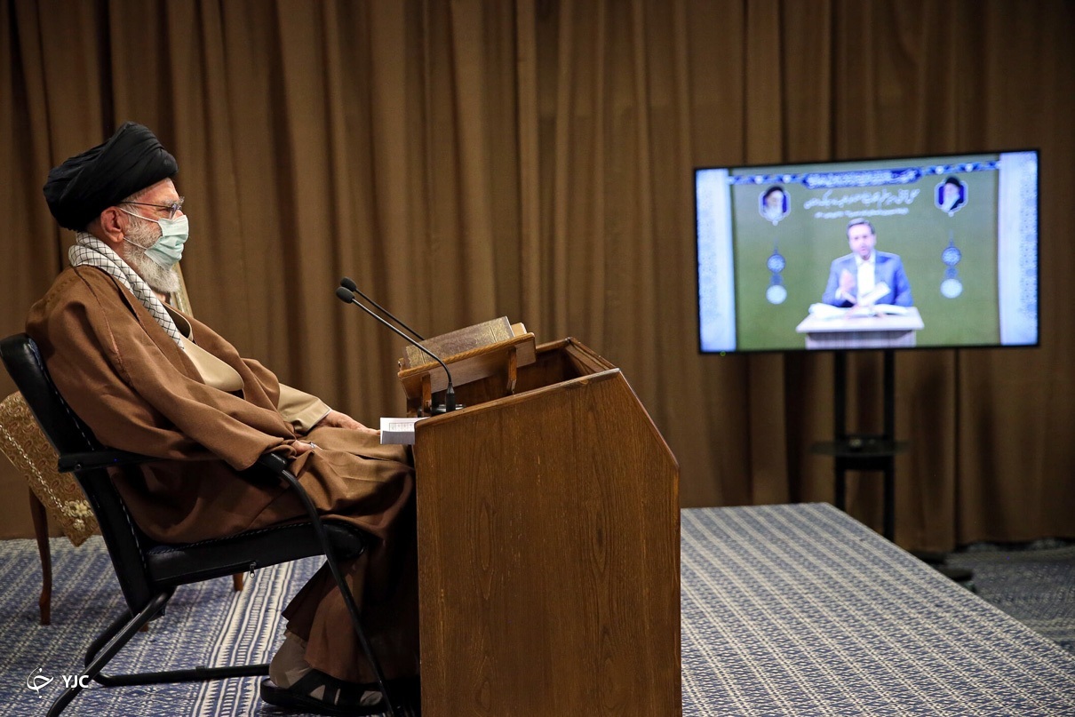 حضور رهبر انقلاب در مراسم انس با قرآن کریم