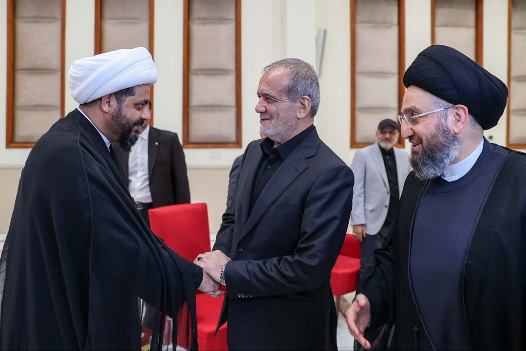 نشست رهبران گروه‌های شیعه عراق با پزشکیان 