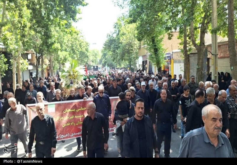 وداع باشکوه اقلیـد با سردار مقاومت و افسر امنیت وطن