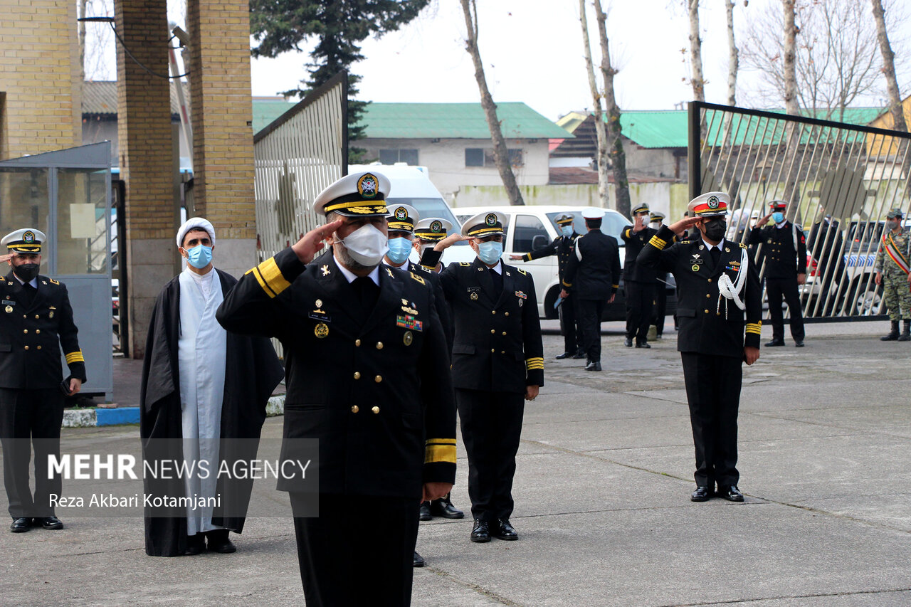 معارفه فرمانده ناوگان شمال با حضور فرمانده نداجا