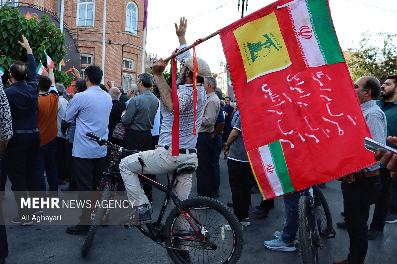 تجمع مردمی حمایت از عملیات «بشارت فتح» در ارومیه