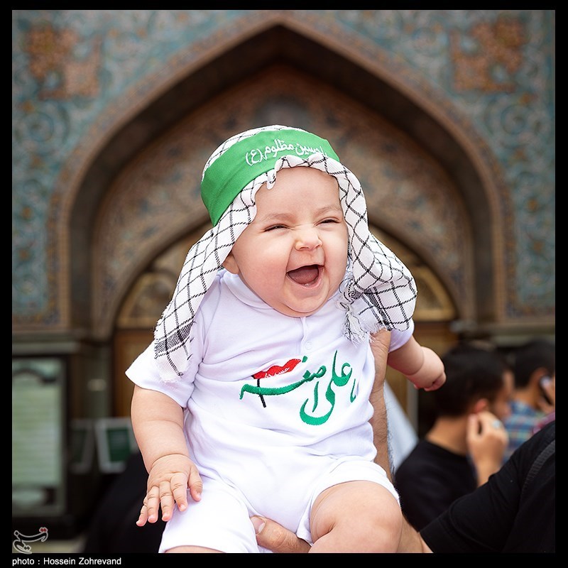 مراسم شیرخوارگان حسینی در امام زاده صالح (ع)