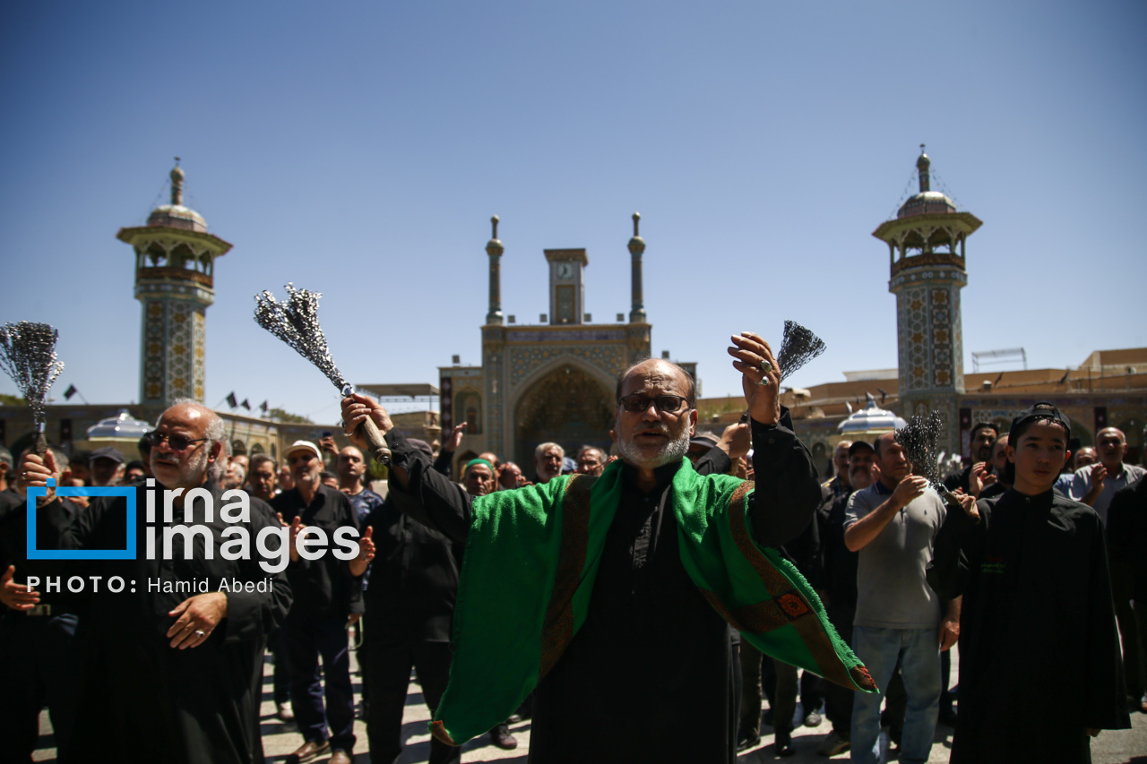 عزاداری شهادت امام رضا (ع) در حرم مطهر حضرت معصومه (س)