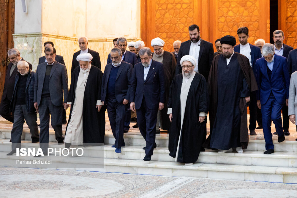 تجدید میثاق رئیس و اعضای مجمع تشخیص با آرمان‌های امام راحل