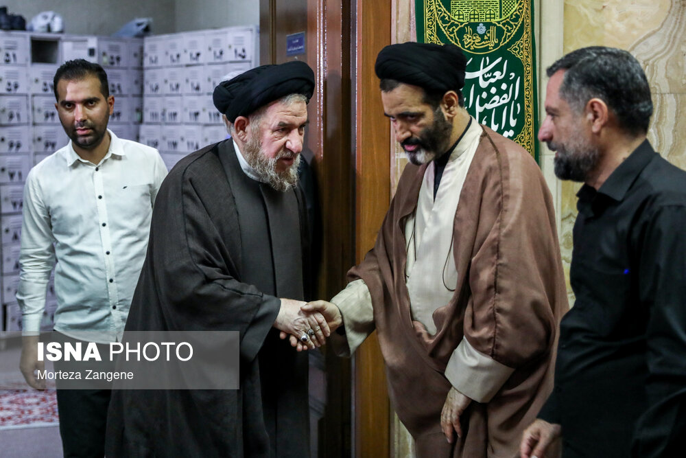 مراسم سالگرد شهادت اسماعیل هنیه و چهلم سردار ایزدی