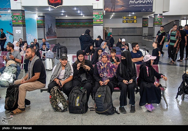 عبور زائران اربعین حسینی از مرز خسروی